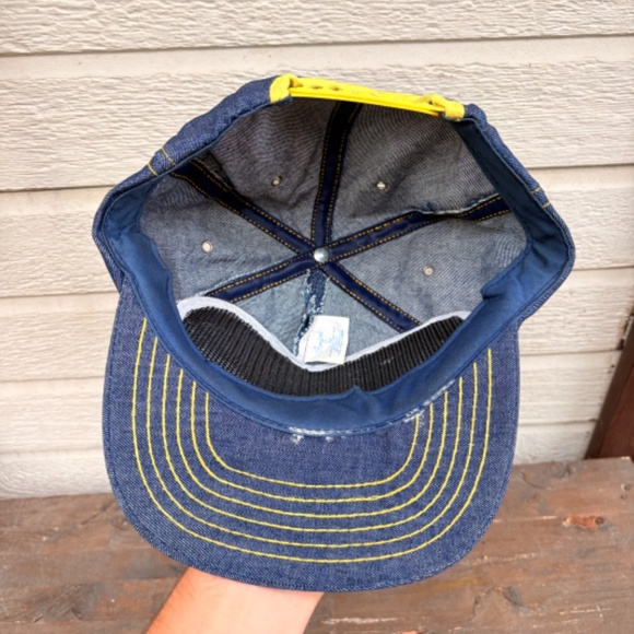 Vintage CO-OP Corn farming hat denim trucker hat snapback - Picture 6 of 7